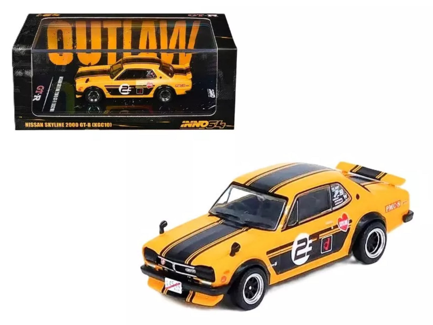 Nissan Skyline 2000 GT-R KPGC10 Yellow