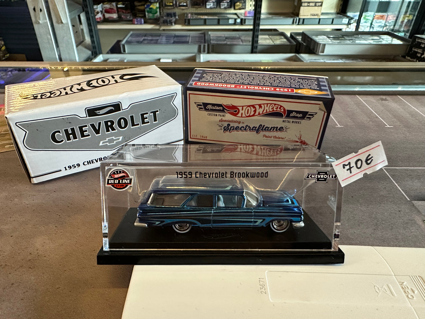 HotWheels RLC 1959 Chevrolet Brookwood Spectraflame Blue