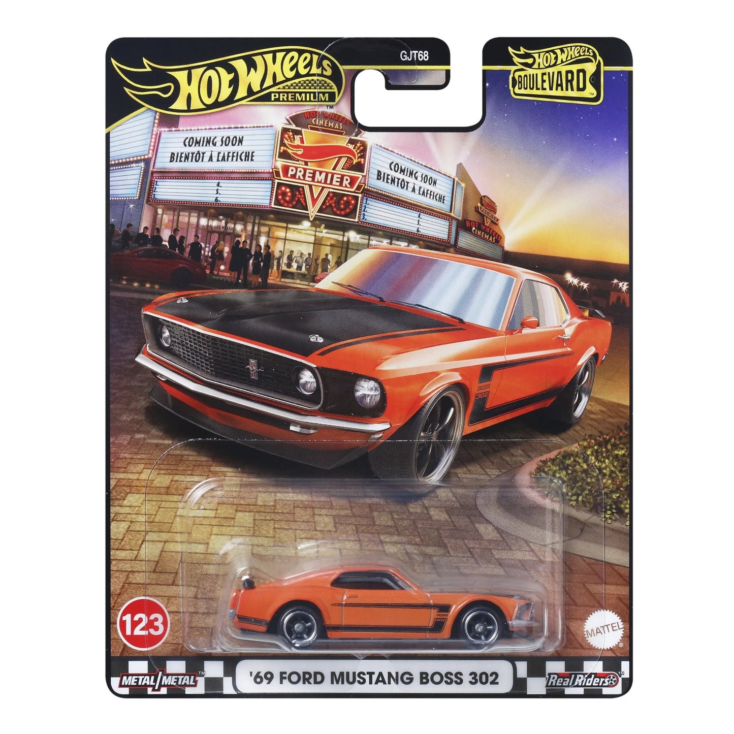 Hot Wheels Premium - Boulevard - '69 Ford Mustang Boss