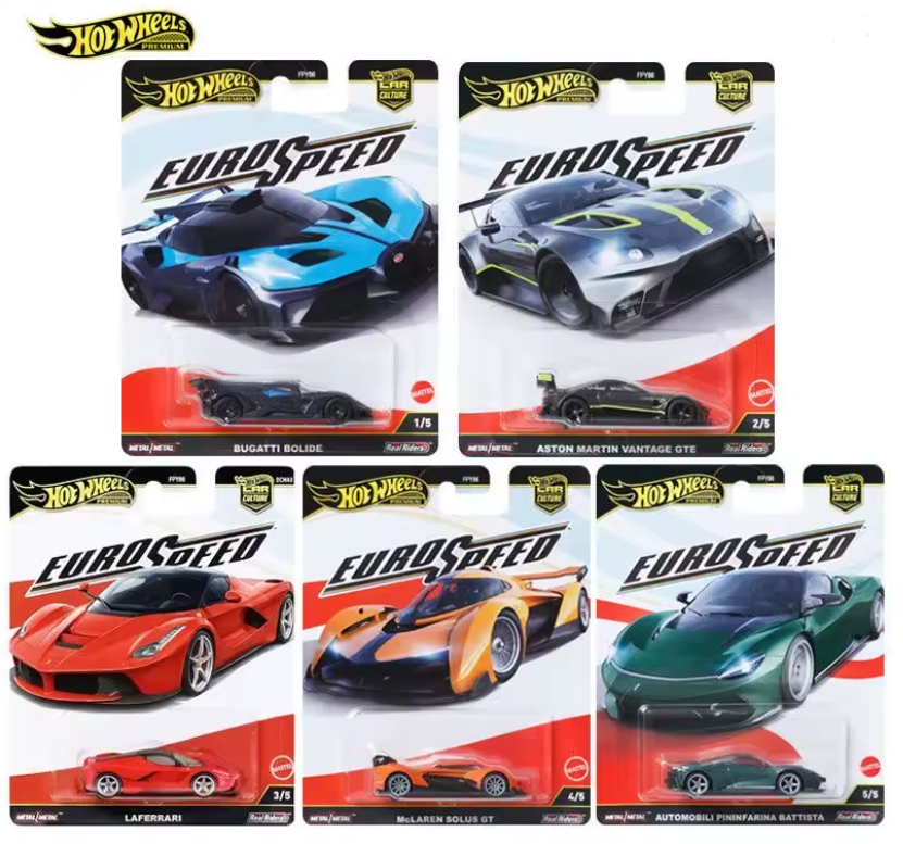 Set - Hot Wheels 2025 Premium Car Culture - EuroSpeed