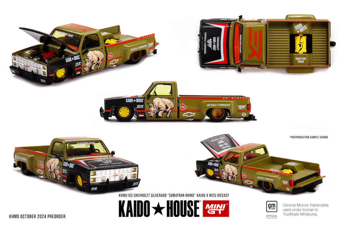 Kaido House x MiniGT - Chevrolet Silverado Sumatran Rhino