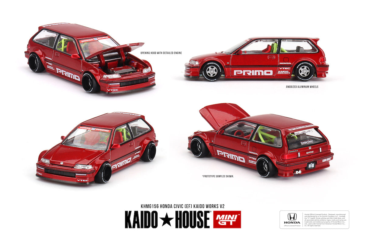 Kaido House x MiniGT - Honda Civic EF Kaido Works V2