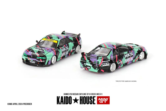 Kaido House x MiniGT - Nissan Skyline GT-R R33 HKS V1