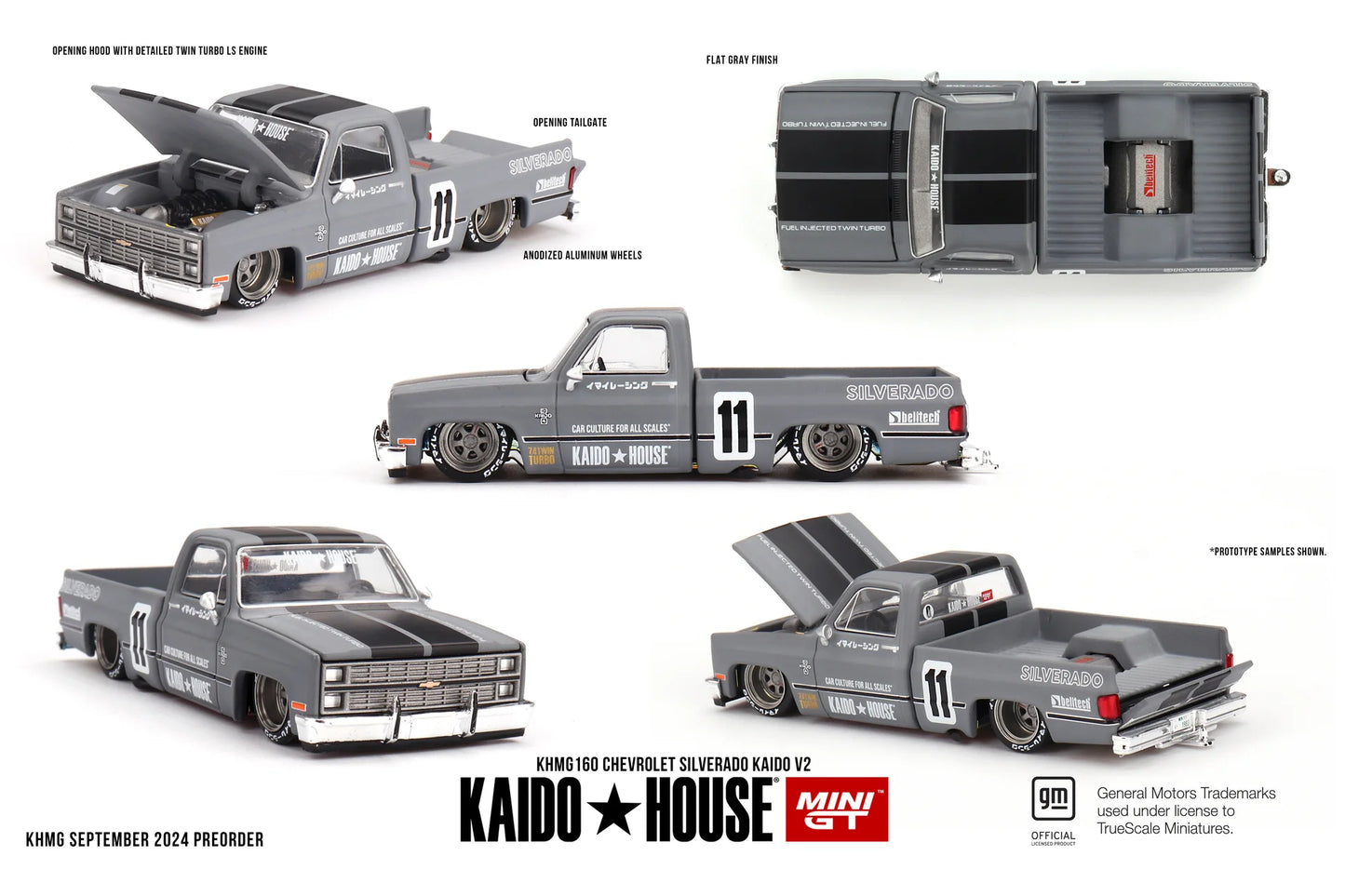 Chevrolet Silverado Kaido V2 Grey MGTKHMG160