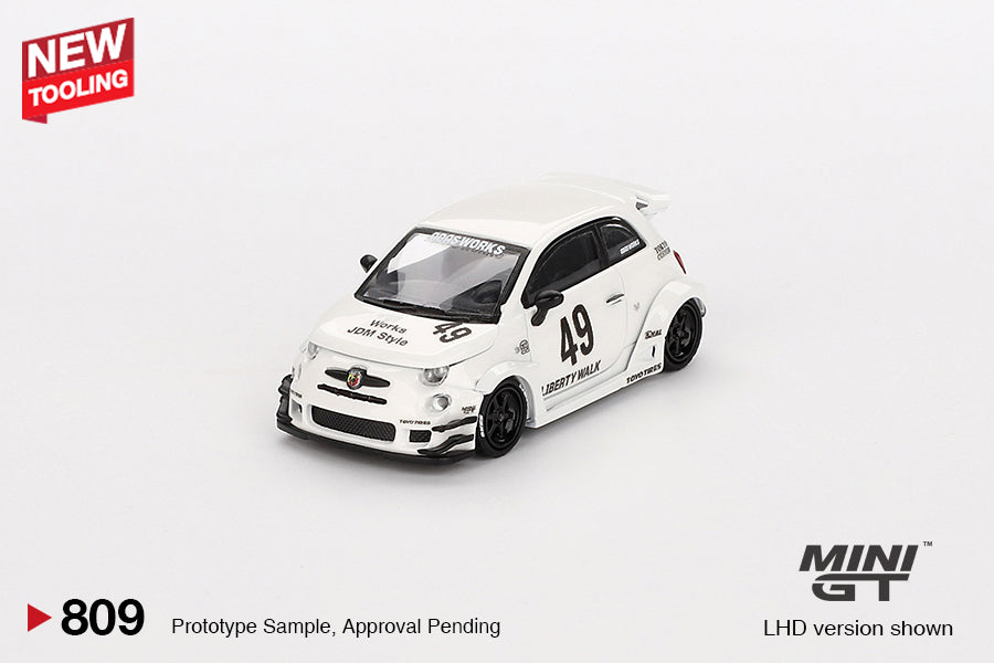 LB-WORKS x Abas Works ABARTH 595 Gara White MGT00809