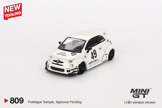 LB-WORKS x Abas Works ABARTH 595 Gara White MGT00809