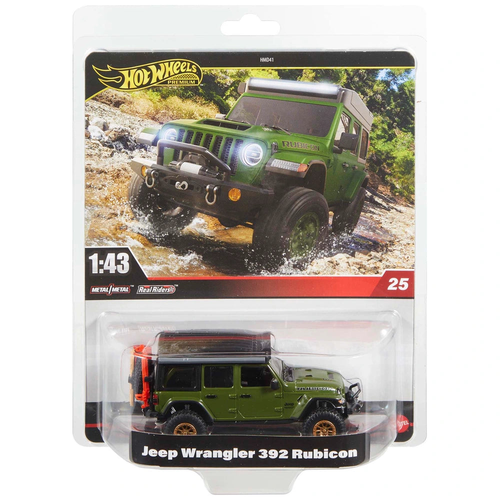 Hot Wheels Premium - Jeep Wrangler 392 Rubicon 1:43 Scale