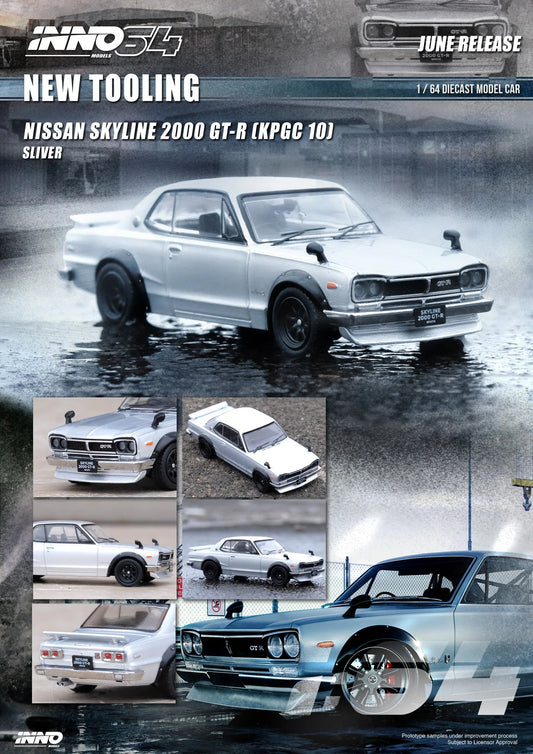 Nissan Skyline 2000 GT-R KPGC10 Silver