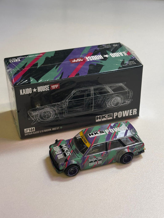 CHASE - Kaido House x MiniGT - Datsun Kaido 510 Wagon HKS V1