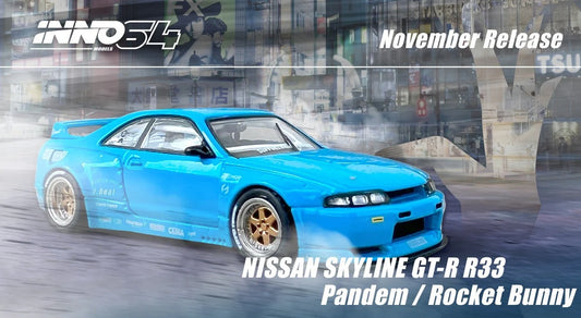 Nissan Skyline GT-R R33 "Pandem/ Rocket Bunny" Blue