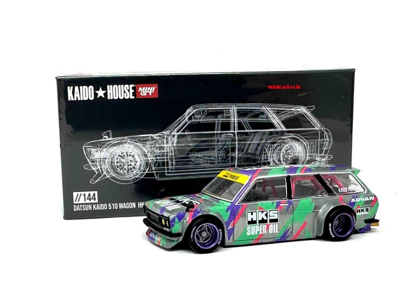CHASE - Kaido House x MiniGT Datsun 510 HKS V1