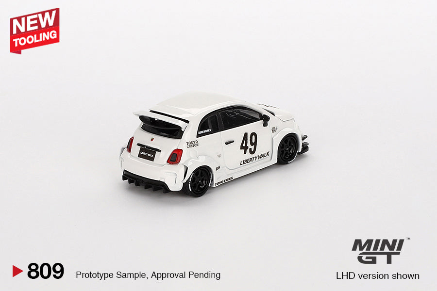 LB-WORKS x Abas Works ABARTH 595 Gara White MGT00809