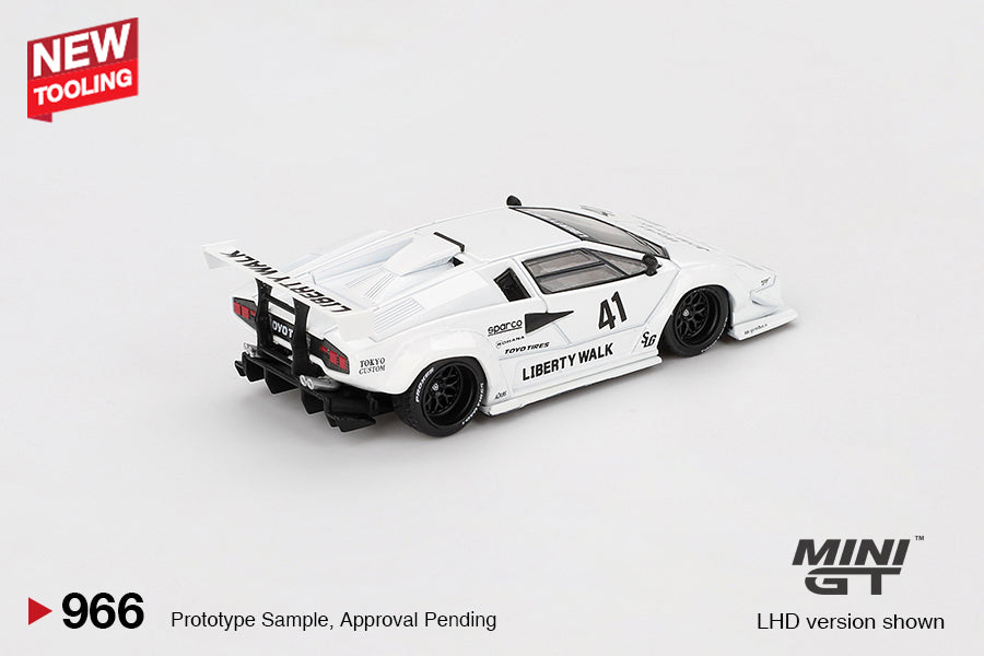 Lamborghini Countach LB-WORKS Tokyo Auto Salon 2024 White - Blister MGT00966