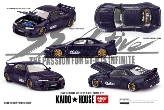 Kaido House x MiniGT - Nissan Skyline GT-R Active Carbon R - V2