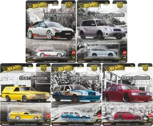 Set - Hot Wheels Premium Car Culture - Fast Wagons