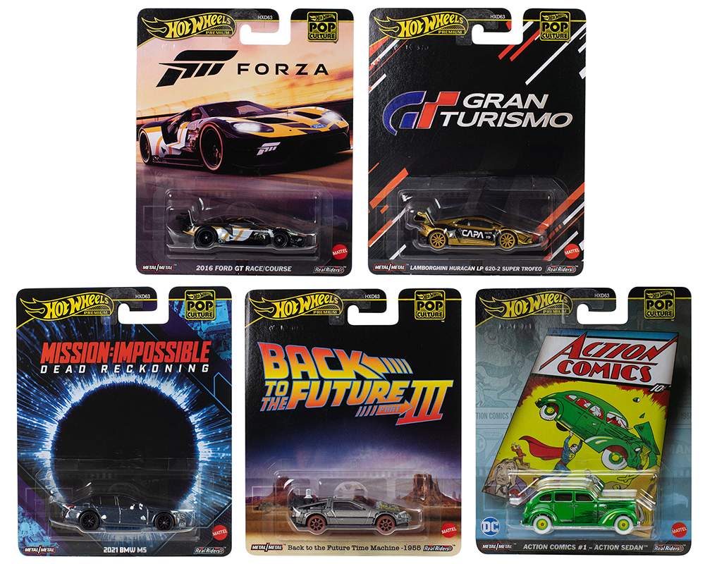 Hot Wheels Premium Pop Culture 2025 - Hollywood Movies Set of 5 cars