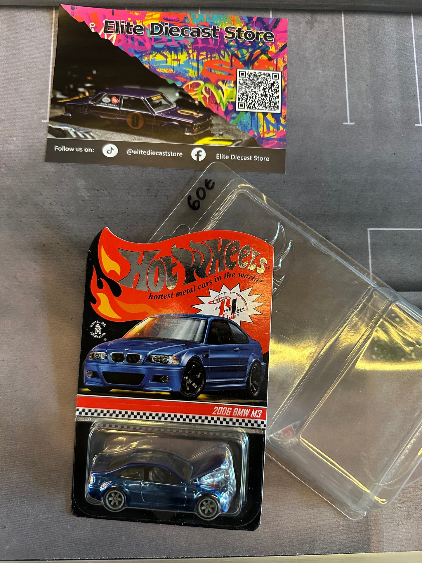 HotWheels RLC 2006 BMW M3 Spectraflame Blue