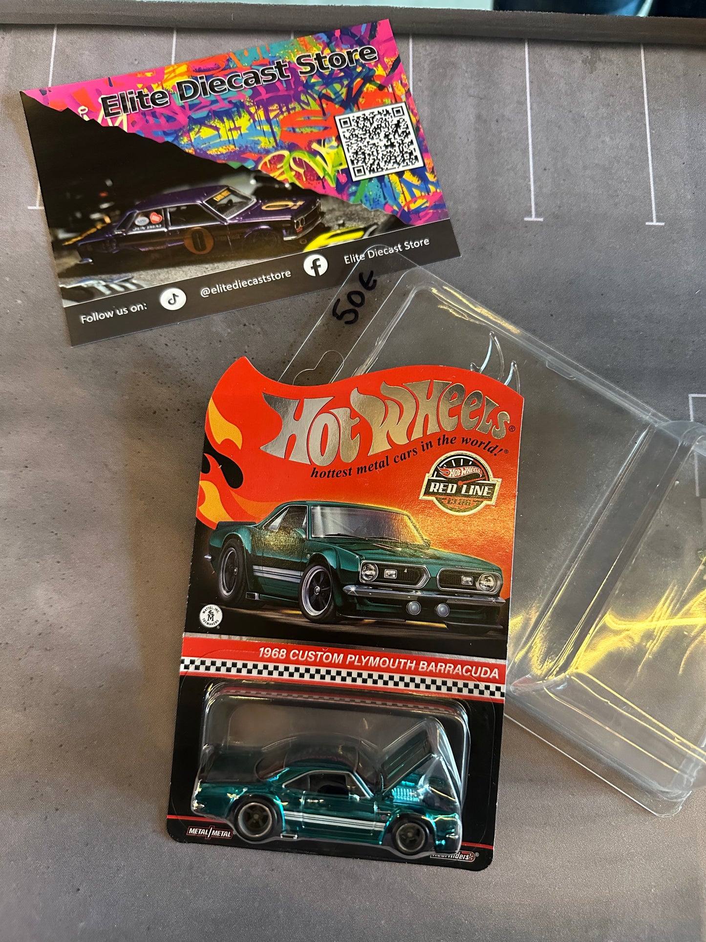 HotWheels RLC 1968 CUSTOM PLYMOUTH BARRACUDA