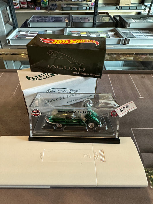 HotWheels RLC 1964 JAGUAR E-TYPE Spectraflame British Racing Green