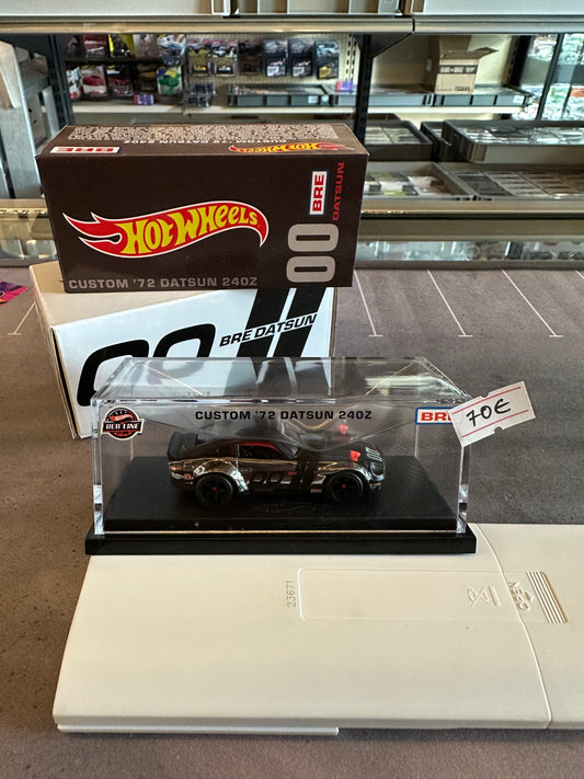 HotWheels RLC CUSTOM '72 DATSUN 240Z Spectraflame Black Chrome