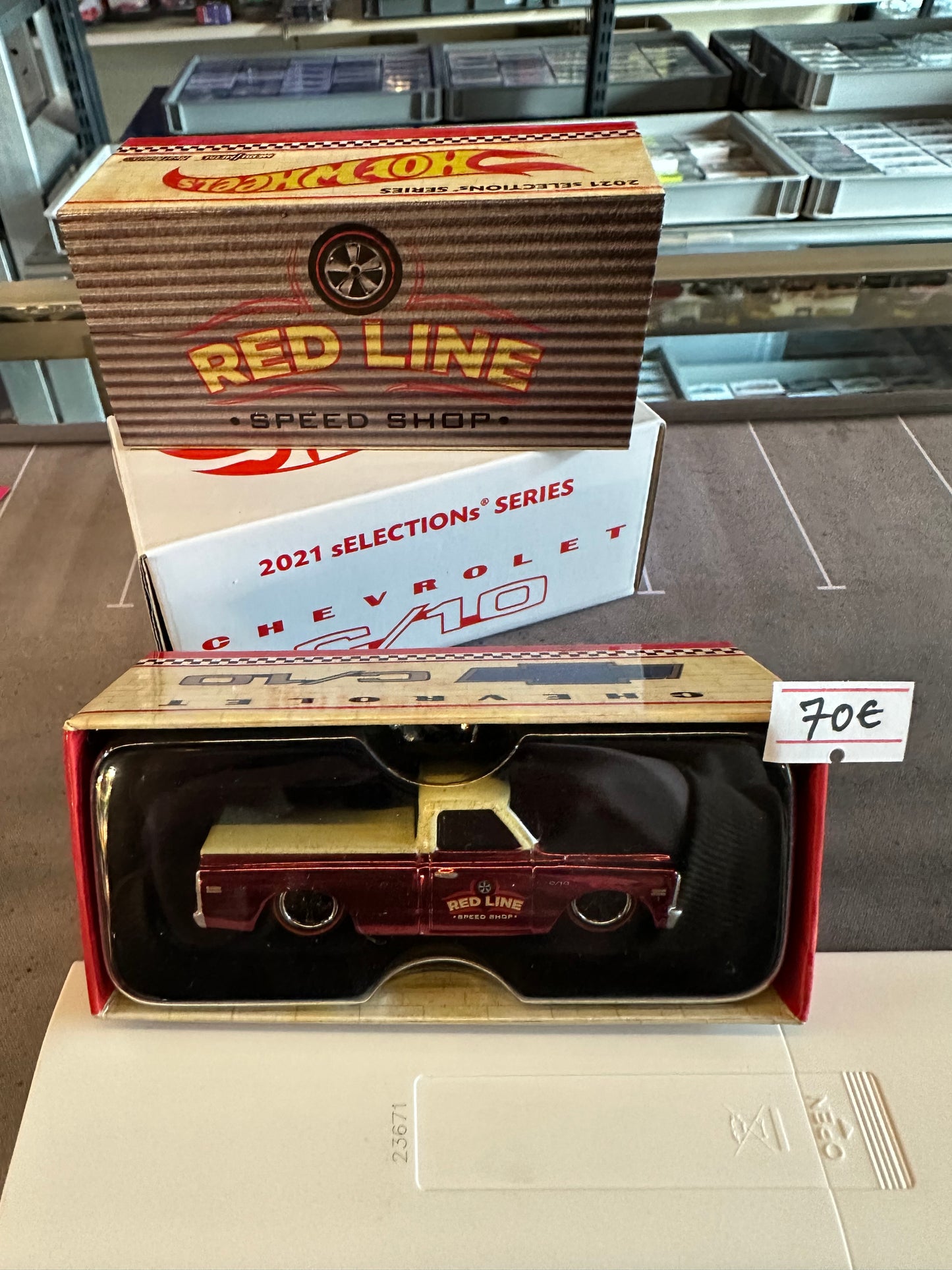 HotWheels RLC Chevrolet C10 Pickup Spectraflame Candy Burgundy