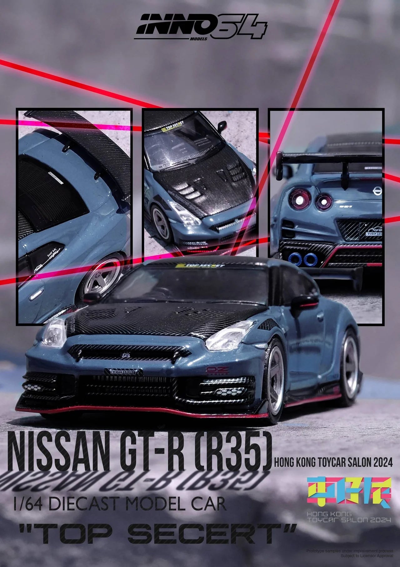 Nissan GT-R R35 Hong Kong Toy Car Salon 2024 Special Edition Top Secret