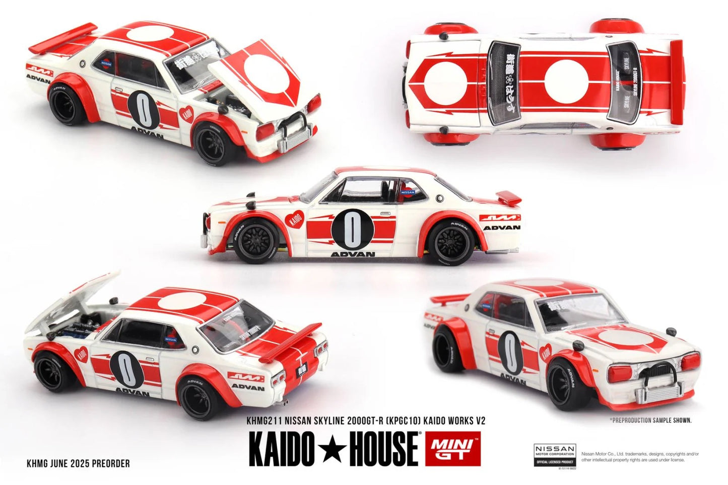 Kaido House Nissan Skyline 2000GT-R (KPGC10) Kaido Works V2 - MGTKHMG211