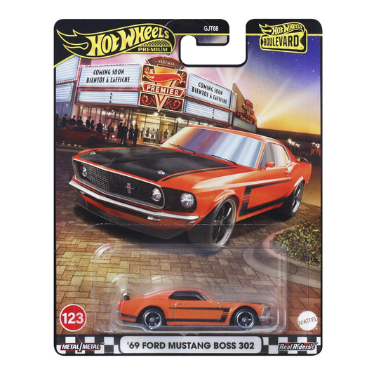 Hot Wheels Premium - Boulevard - '69 Ford Mustang Boss
