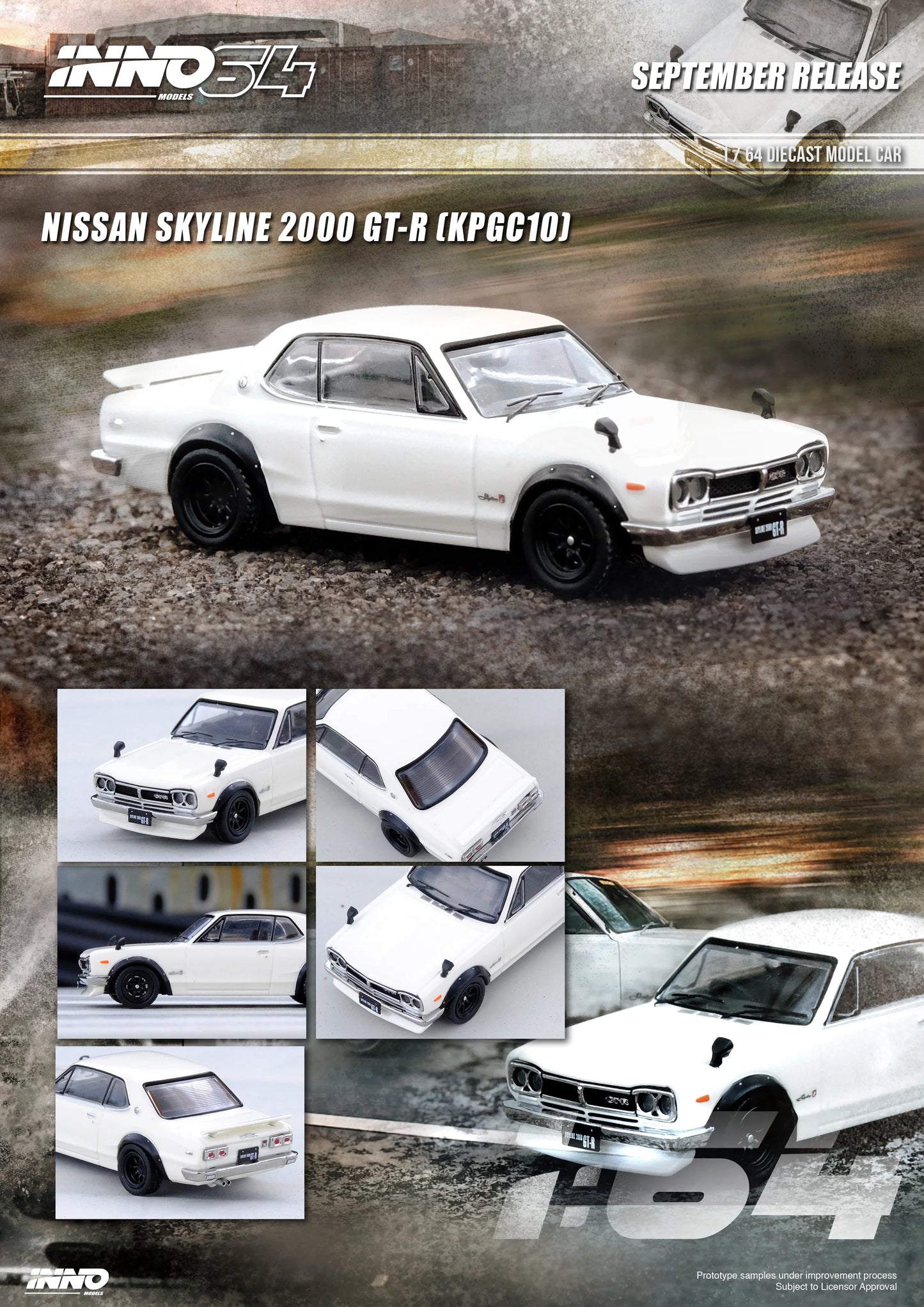 Nissan Skyline 2000 GT-R KPGC10 White
