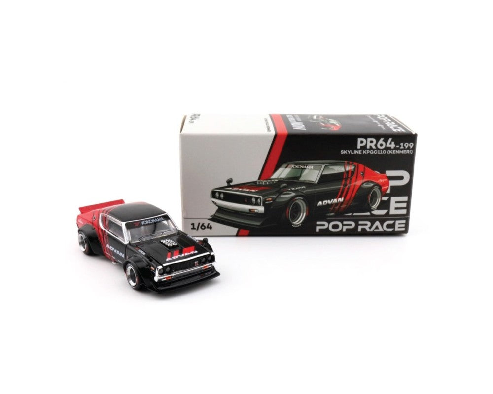 Nissan Skyline KPGC110 KENMERI Advan Livery PR64-199