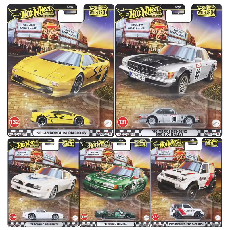 Hot Wheels Boulevard 131-135 Set of 5