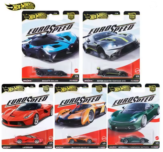 Set - Hot Wheels 2025 Premium Car Culture - EuroSpeed
