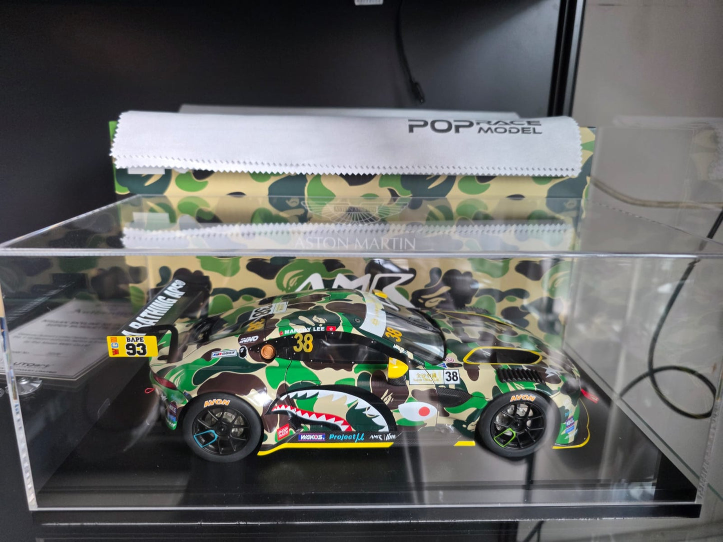 BAPE x Aston Martin GT3 1/18 Model Car