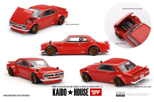 Kaido House x MiniGT - Nissan Skyline 2000GT-R Kaido Street V1