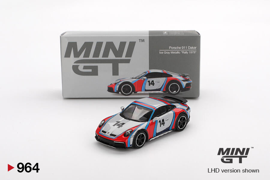 Porsche 911 (992) Rally Tribute Dakar Ice Grey Metallic MGT00964 Lhd