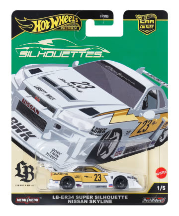 Hot Wheels Premium Car Culture - LB-ER34 Nissan Skyline - Silhouettes