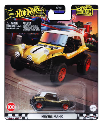 Hot Wheels Premium - Boulevard - Meyers Manx Yellow