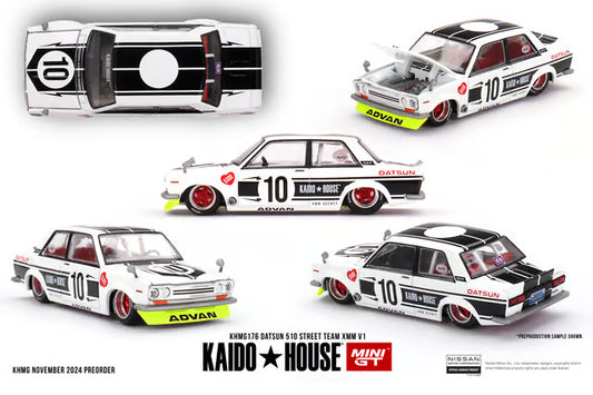 Kaido House x MiniGT - Datsun 510 Street Team XMM V1