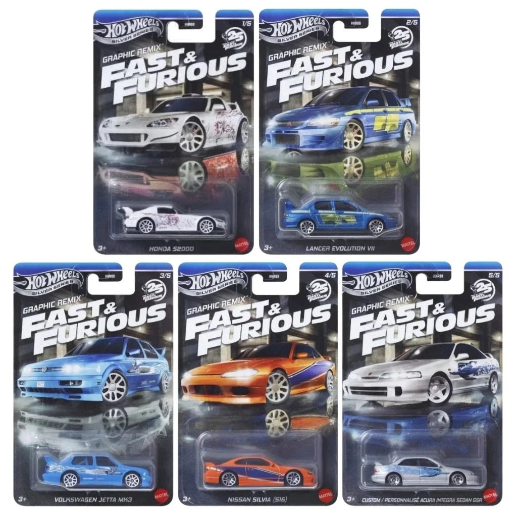 Silver Series - Fast and Furious Graphic Remix Set