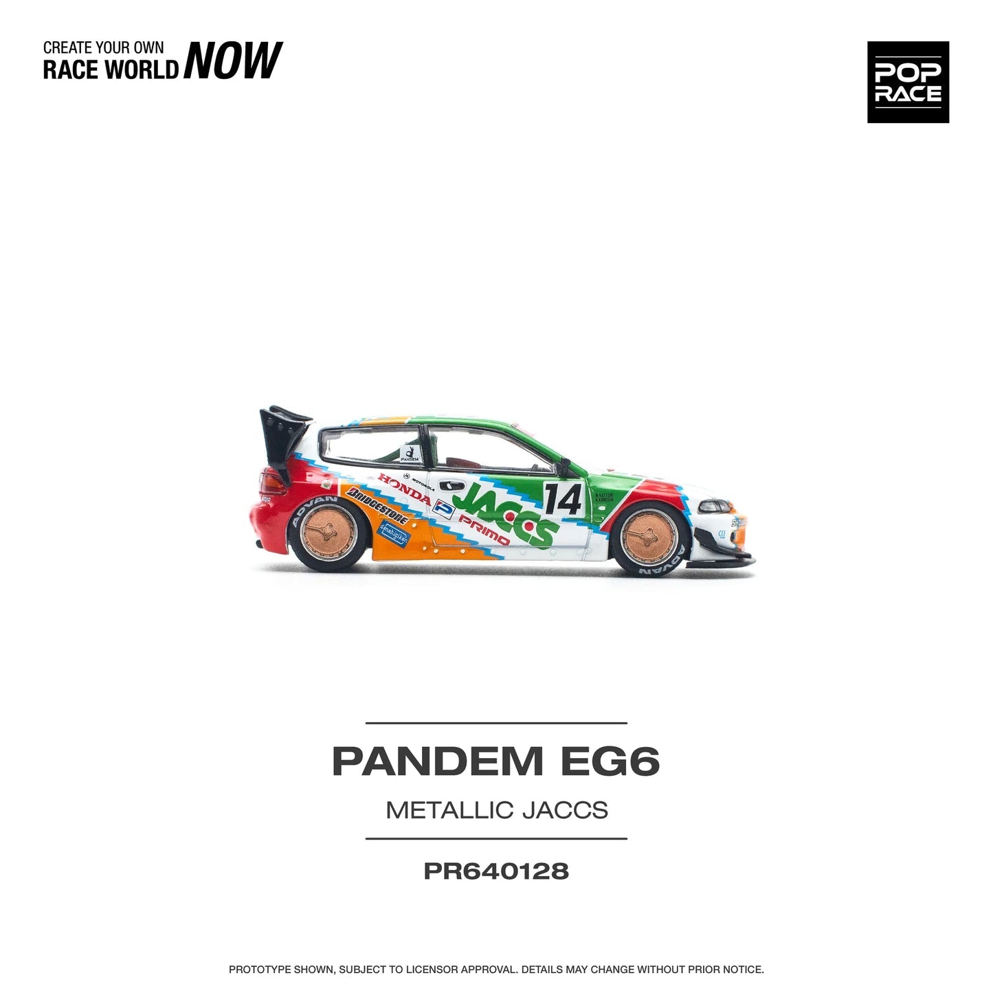 Pandem Civic EG6 PR64-128
