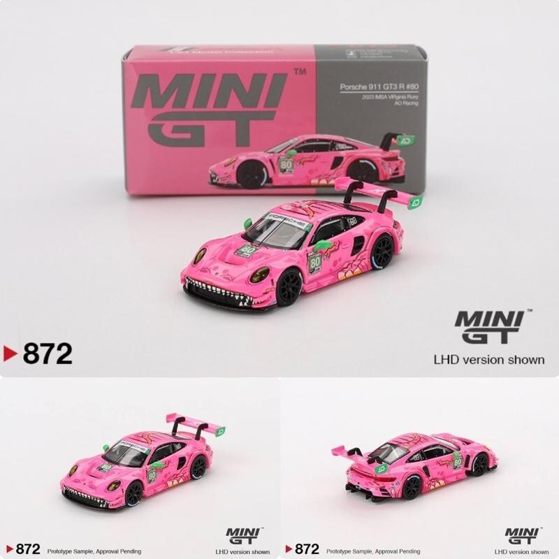 Porsche 911 GT3 R #80 AO Racing 2023 IMSA VIRginia Roxy - Pink